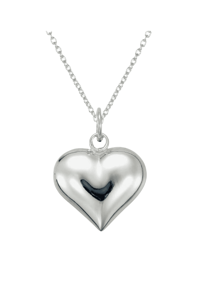 Lantisor argint cu pandantiv inima stralucitoare, Efyra