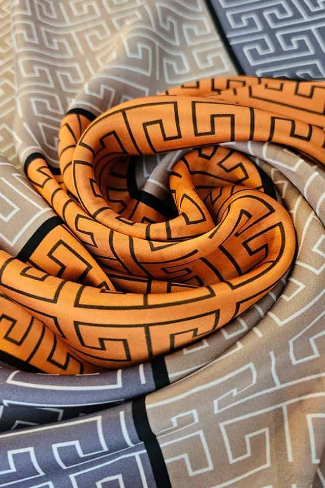 Esarfa matase naturala femei Deluxe Elegant, Efyra